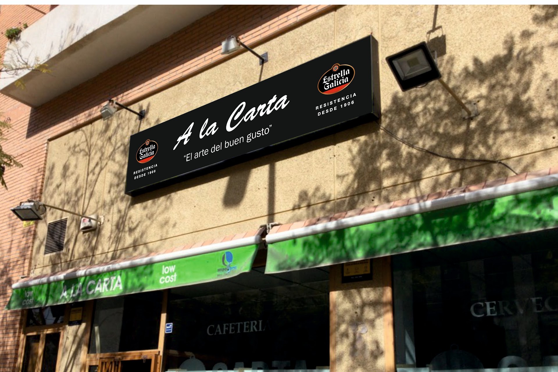 Mesa servida en A LA CARTA, Alicante